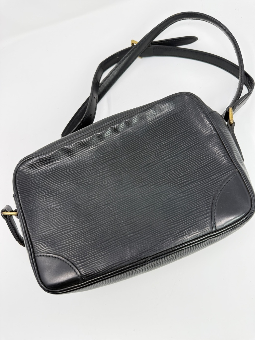 Louis Vuitton Trocadero 24 in Black EPI Leather Crossbody Bag Vintage Authentic - Picture 4 of 16